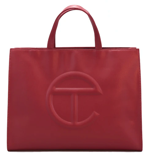 Designer bag with e logo sale