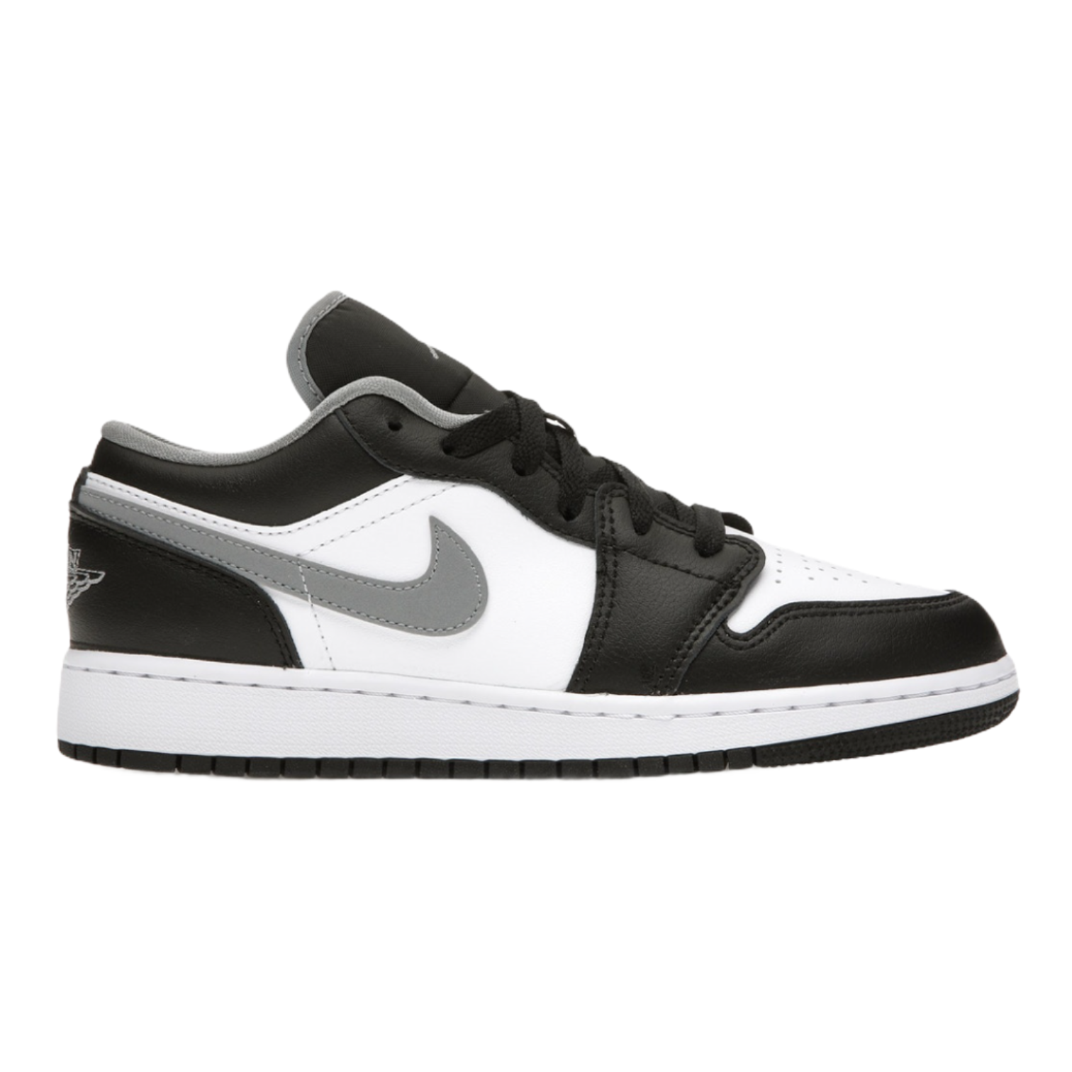 NIKE AIR JORDAN 1 LOW BLACK MEDIUM GREY UNEQUALED