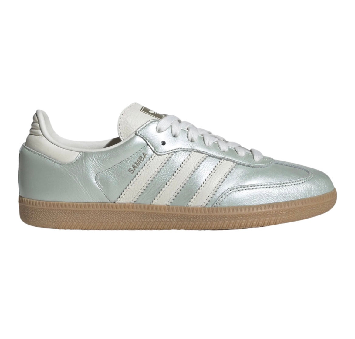 ADIDAS SAMBA OG Linen Green Metallic Offwhite Cyber Metallic