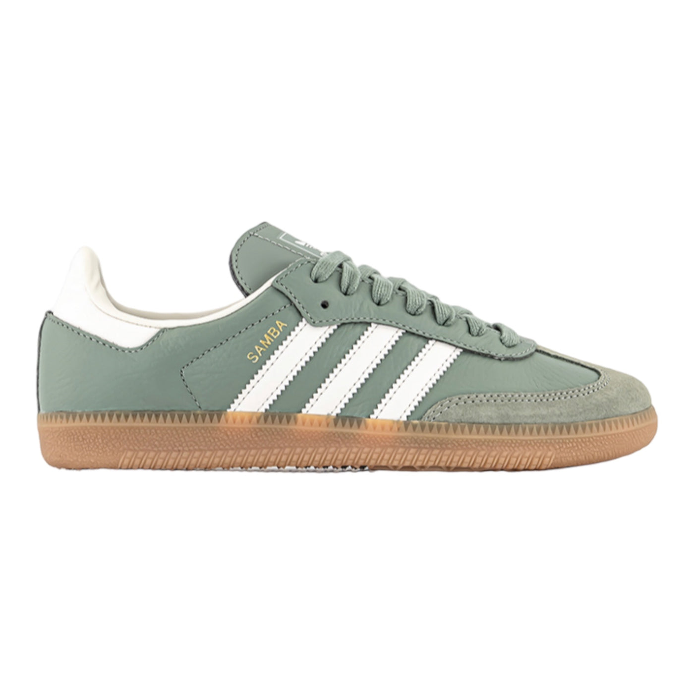 ADIDAS SAMBA OG Silver Green Chalk White Gum