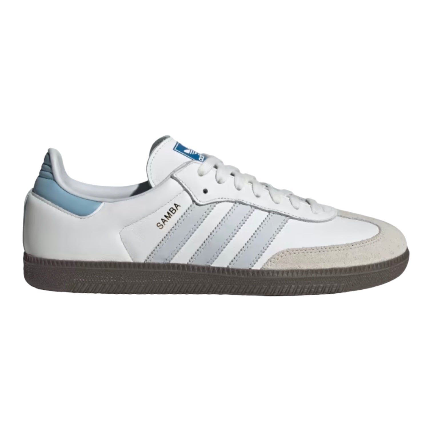 Adidas Samba OG White Halo Blue Gum – UNEQUALED