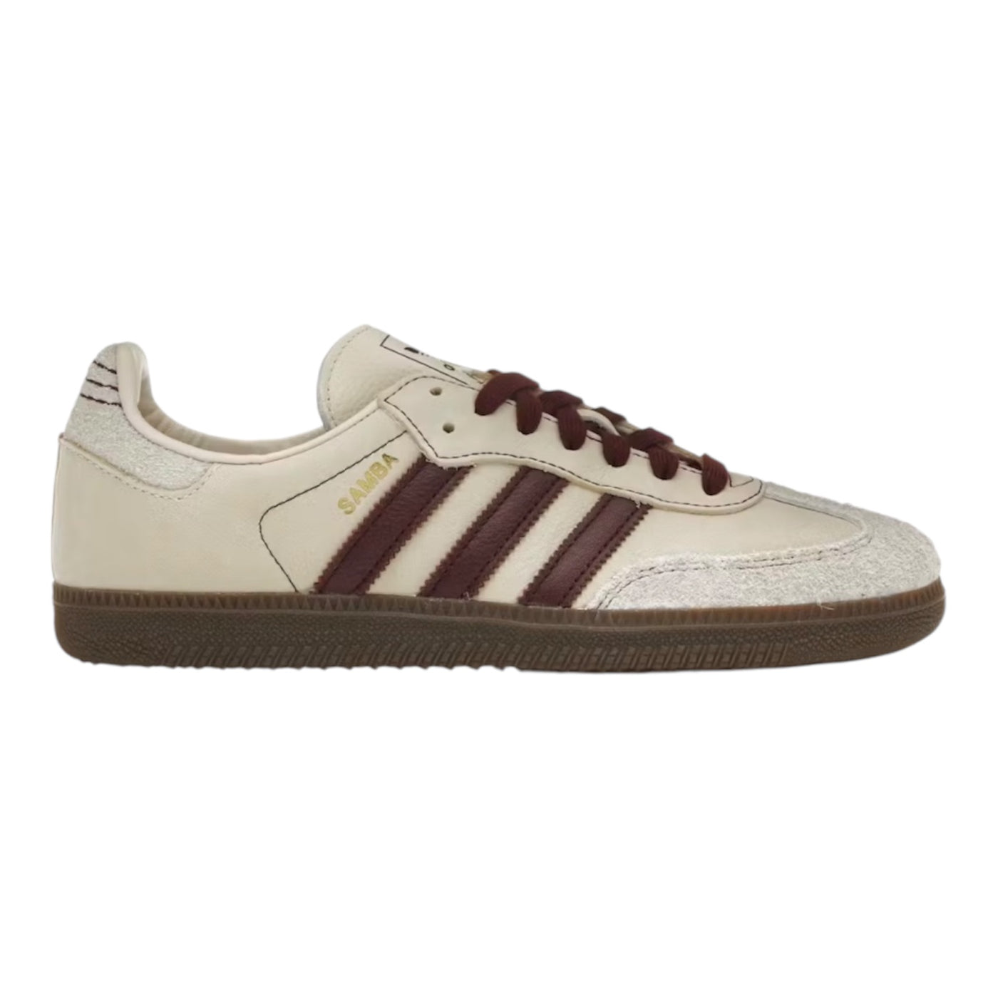 ADIDAS ORIGINALS SAMBA OG Wonder White Maroon Putty Grey