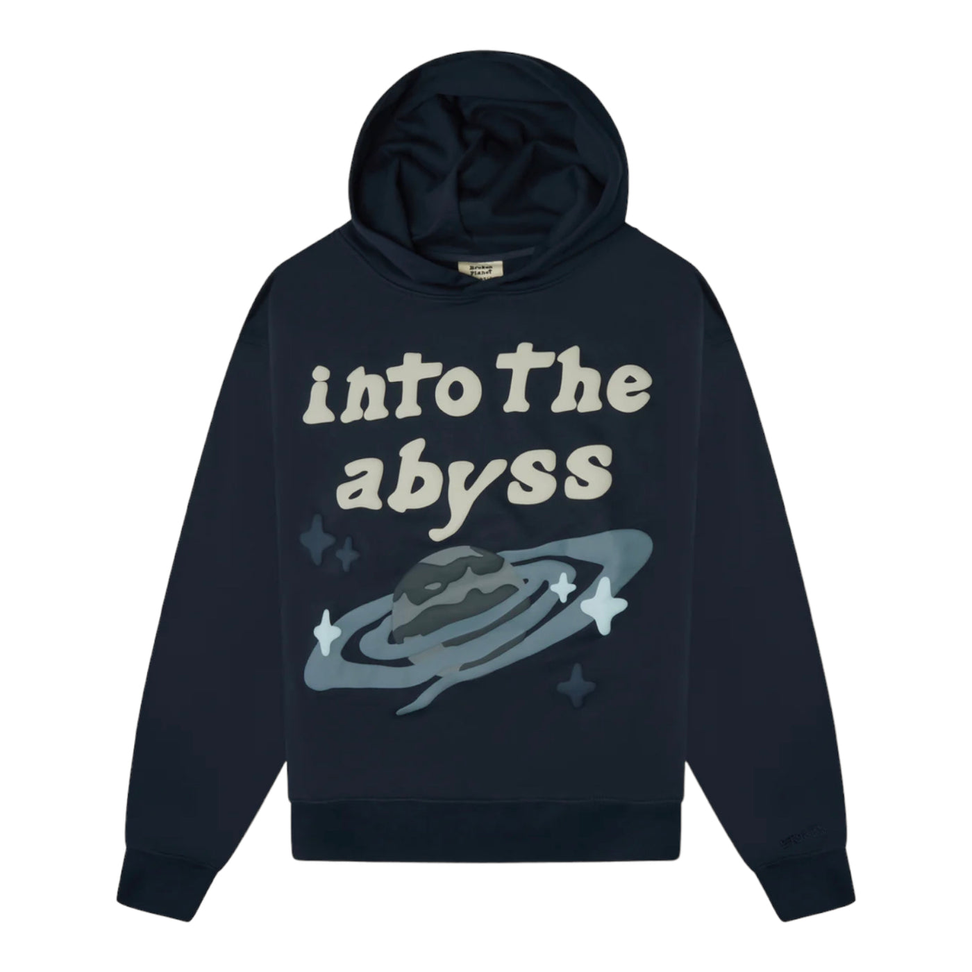 BROKEN PLANET INTO THE ABYSS HOODIE OUTER SPACE BLUE