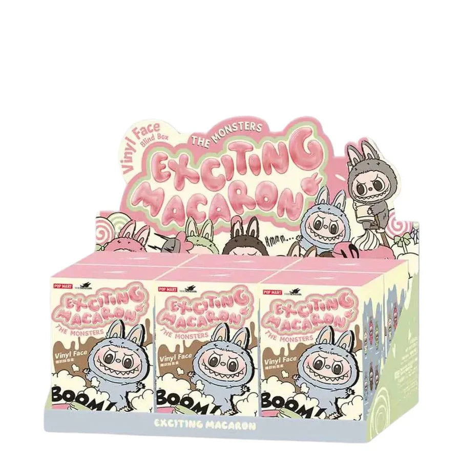 POP MART THE MONSTERS LABUBU Exciting Macaron Vinyl Face Blind Box
