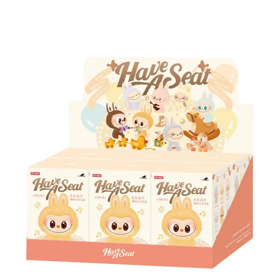 POP MART THE MONSTERS LABUBU Have a Seat Vinyl Plush Blind Box