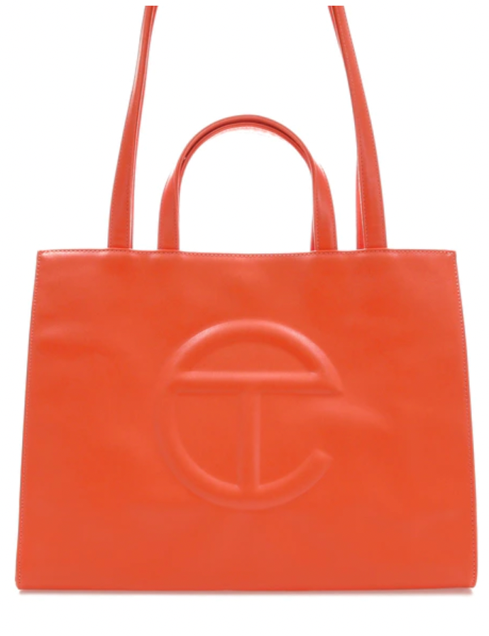 TELFAR SHOPPING BAG MEDIUM ORANGE