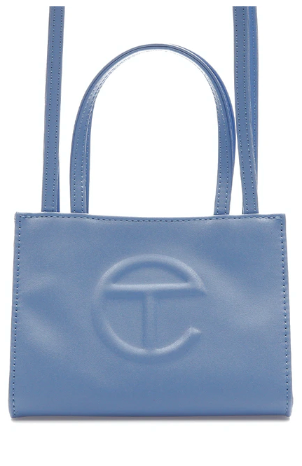 TELFAR SHOPPING BAG SMALL CERULEAN