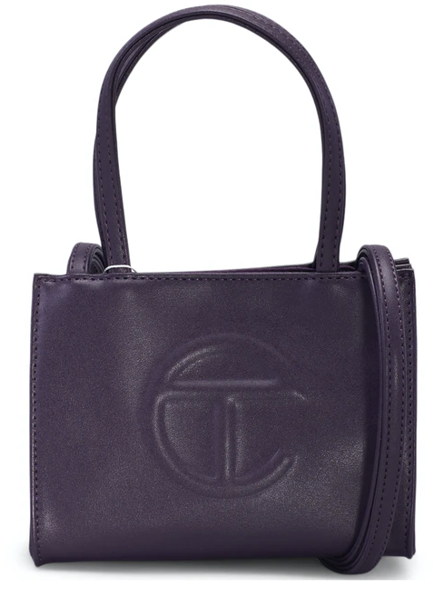 TELFAR SHOPPING BAG SMALL EGGPLANT