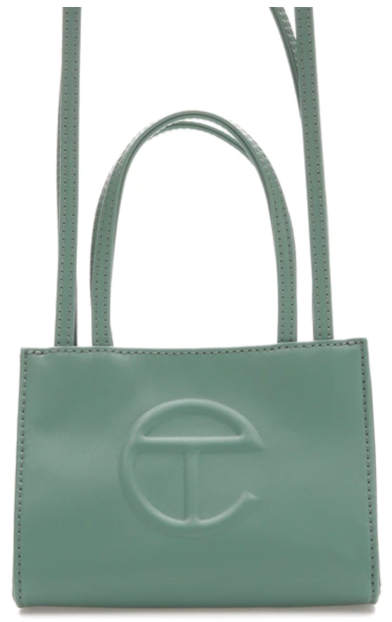 TELFAR SHOPPING BAG SMALL SAGE