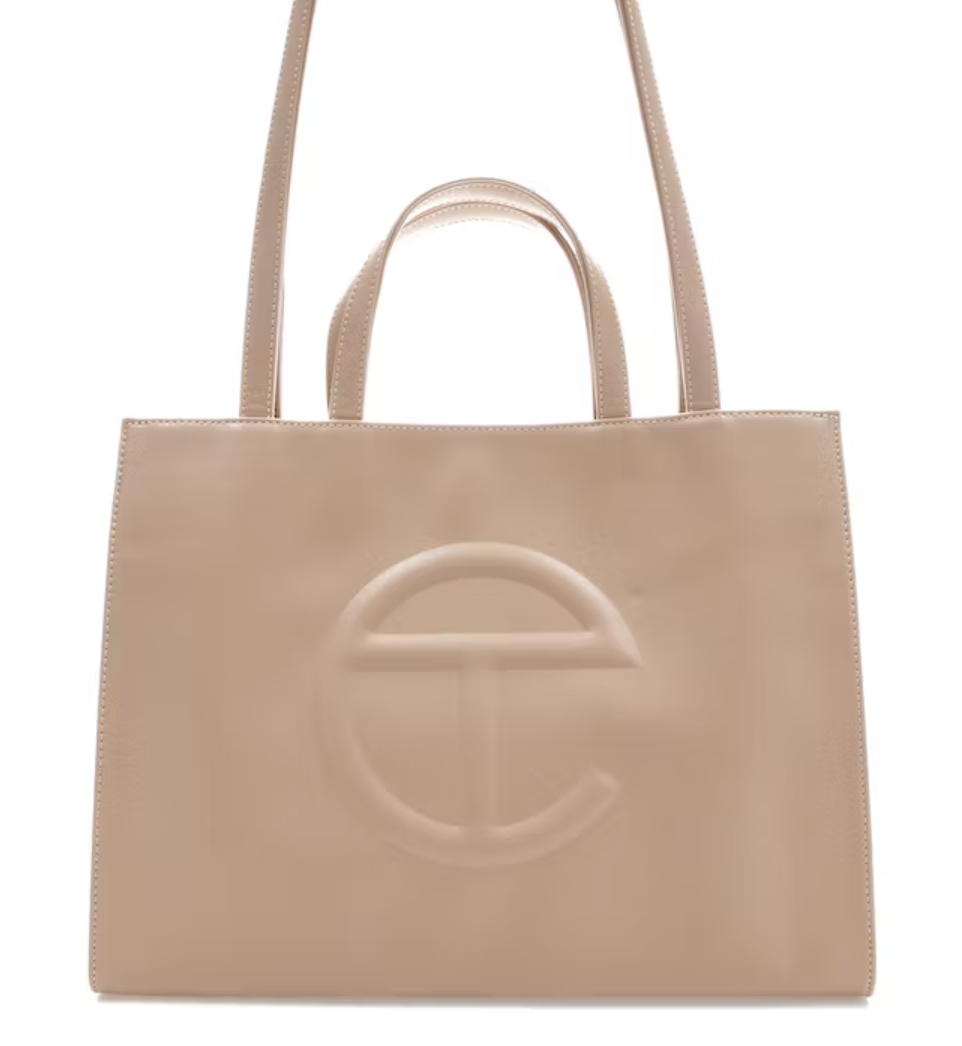 TELFAR SHOPPING BAG MEDIUM CREAM