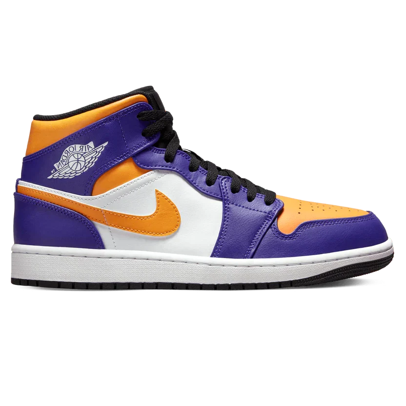 NIKE AIR JORDAN 1 MID LAKERS