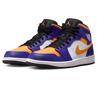 NIKE AIR JORDAN 1 MID LAKERS