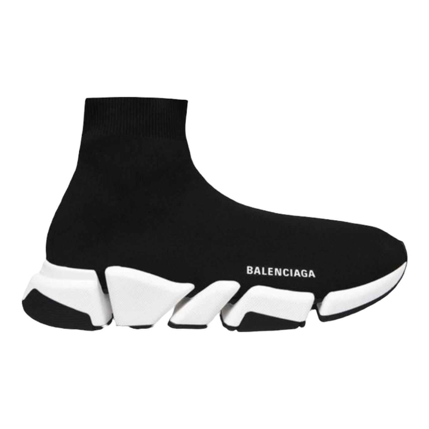 BALENCIAGA SPEED LIGHT 2.0 TRAINERS BLACK WHITE