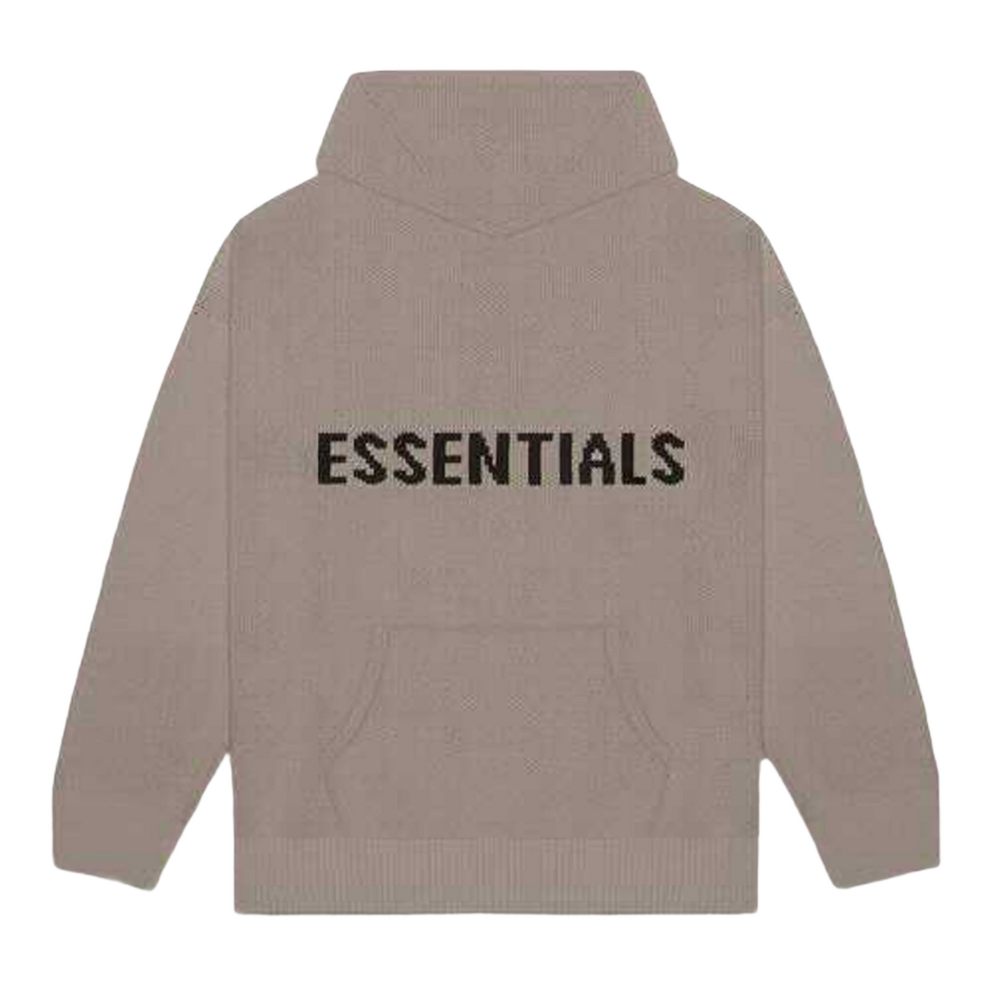 FEAR OF GOD ESSENTIALS KNIT TAUPE HOODIE