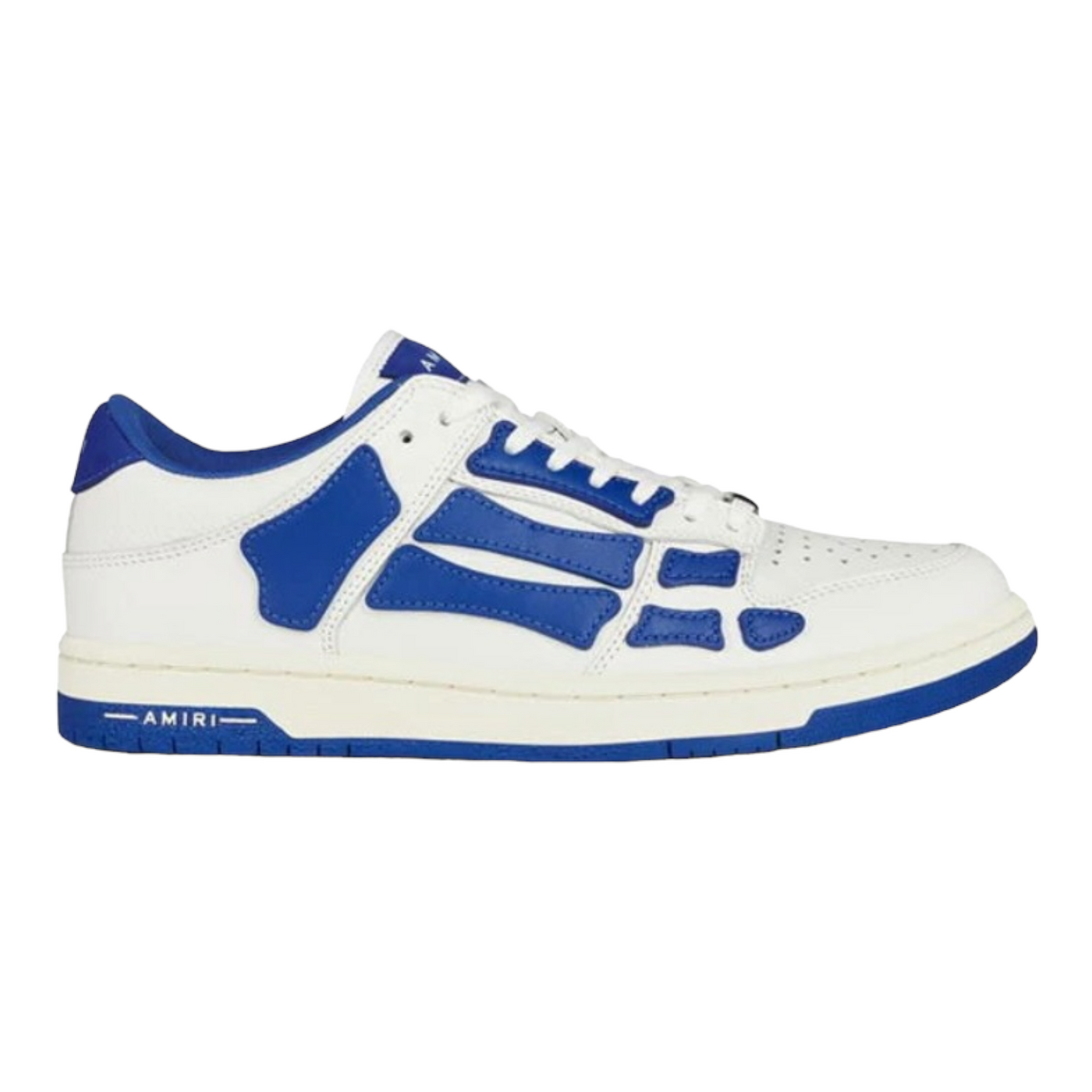 AMIRI SKELETON TOP LOW TRAINERS MENS WHITE/BLUE