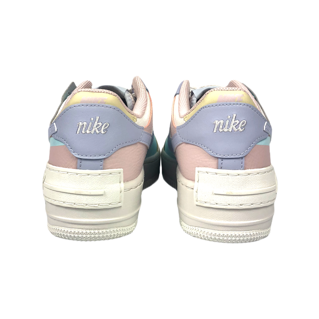 NIKE AIR FORCE 1 SHADOW PASTEL WHITE GLACIER BLUE UNEQUALED
