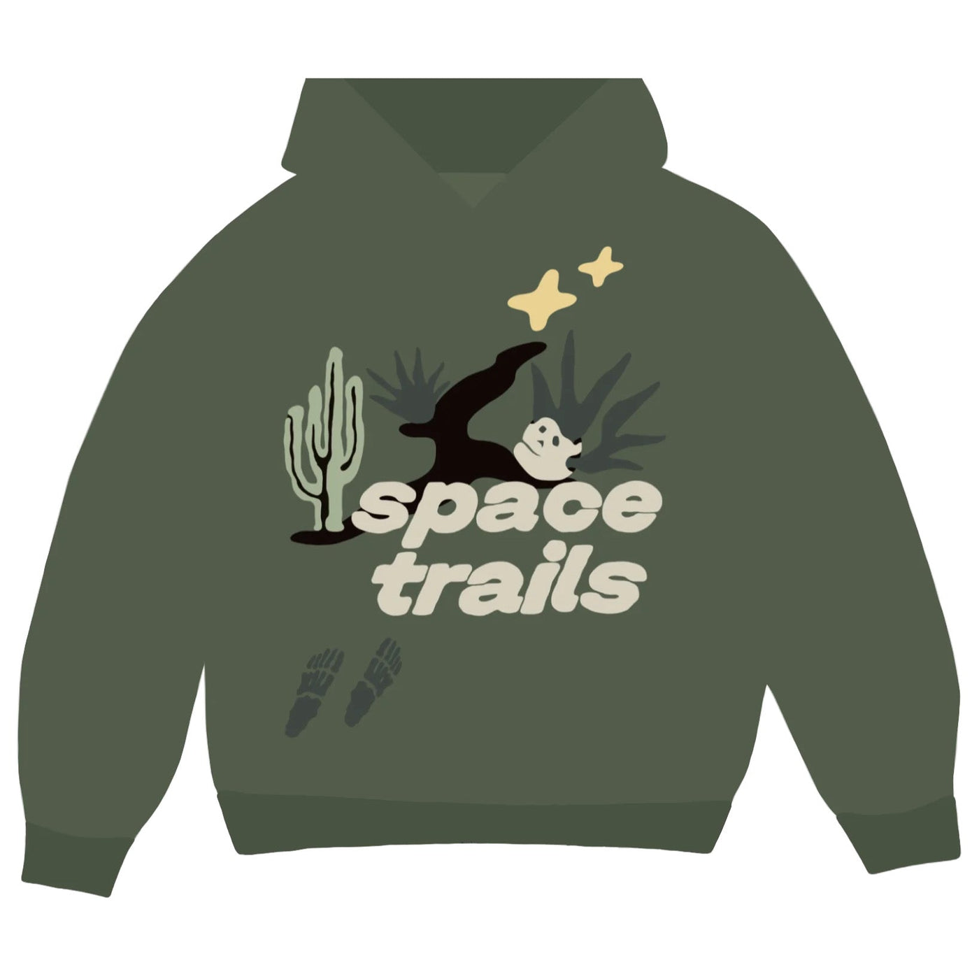 Broken Planet Market Space Trails Agave Green Hoodie