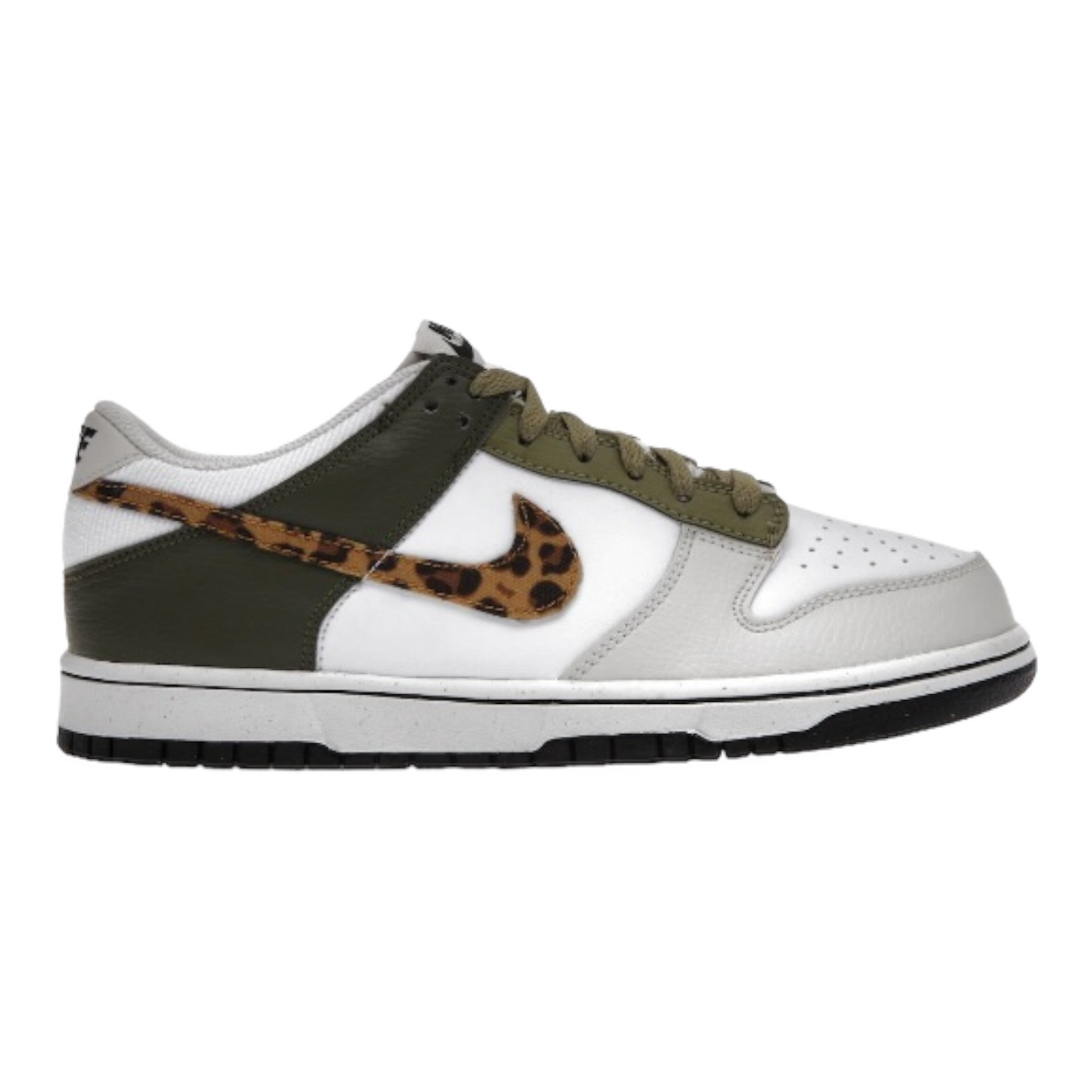 NIKE DUNK LOW NEXT NATURE OLIVE LEOPARD