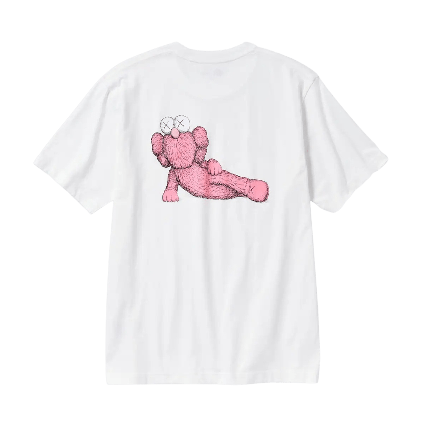 KAWS x UNIQLO UT Graphic T-Shirt White Pink