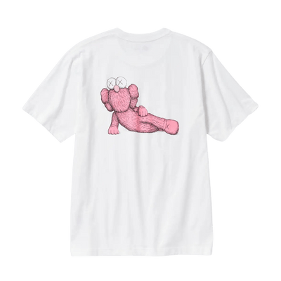 KAWS x UNIQLO UT Graphic T-Shirt White Pink